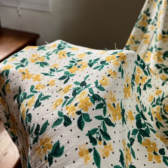 Urban Outfitters Yellow Floral Button Up Dress - Picture 5 of 7